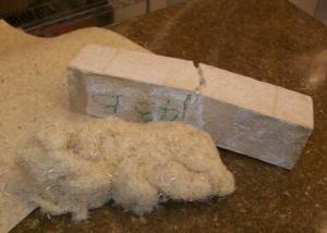Cement with Hemp Fibres Added